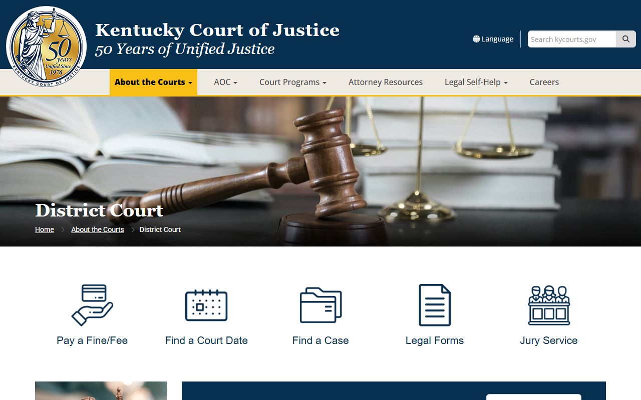 Caldwell County District Court records jurisdiction